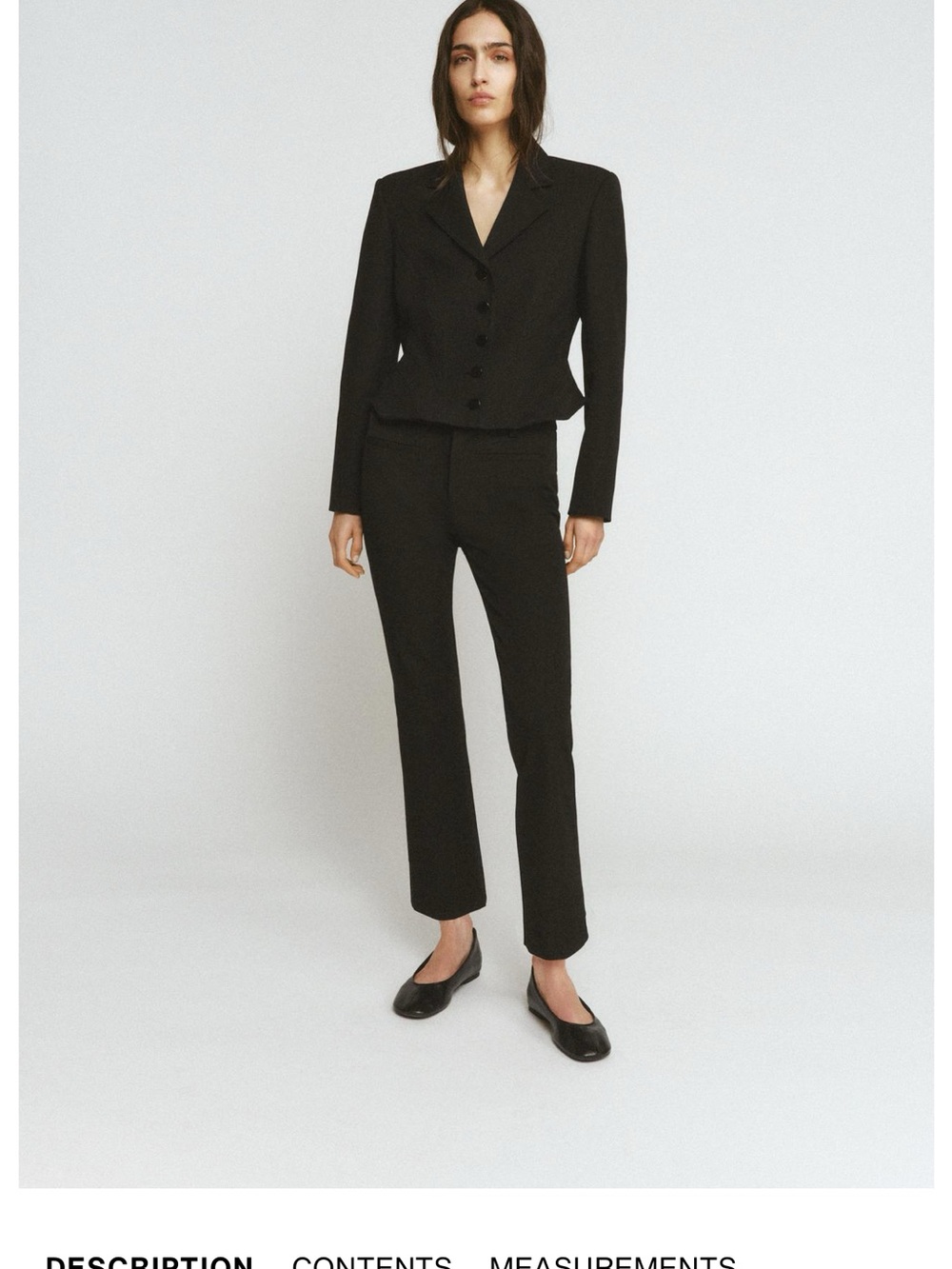 Zara NWT cropped topstitched blazer size XS